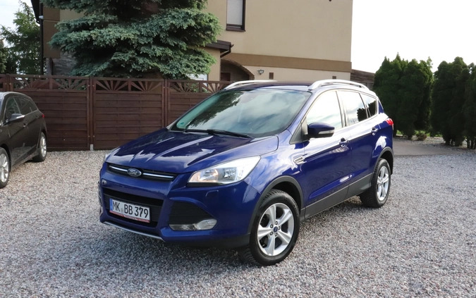 Ford Kuga cena 54950 przebieg: 126452, rok produkcji 2016 z Trzcianka małe 301